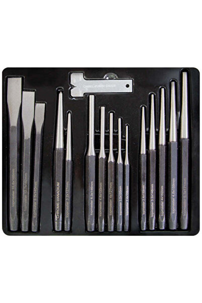 Topmaster Set daltă și perforator, 15 piese, Topmaster, 499921