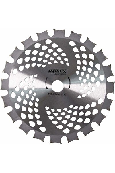 Raider Garden Tools Lamă dublă pentru motocoasă, 40 țoli, 255 x 25,4 mm, Raider Garden Tools