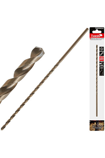 Tvardy HSS Drill Bit for Metal 5 x 245 mm DIN1869, T02550XL