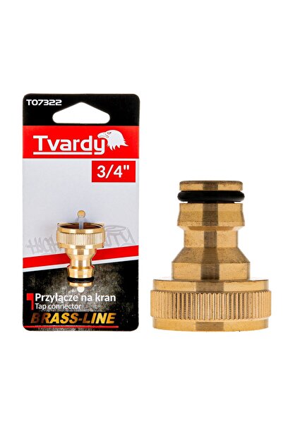 Tvardy Conector robinet alamă linie 3/4", T 07322