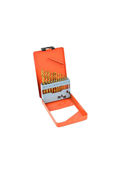 GEKO Set burghie din titan pentru metal HSS 1,5-6,5 mm, 13 bucăți, G38231