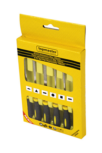 Topmaster Home Set Files 140mm 6 Pieces, 360514