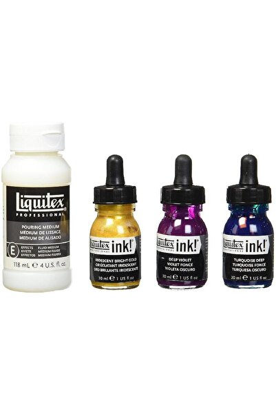 Liquitex Ink! Pouring Technique - Deep Colors Acrylic Paint