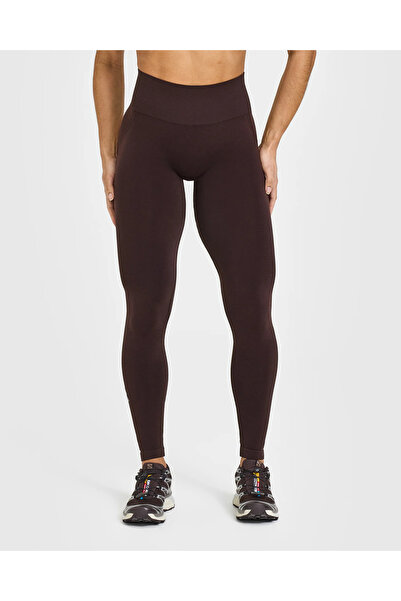 HepsitrentStore Brown High Waist Stretchy Fabric Jogger Fitness Leggings