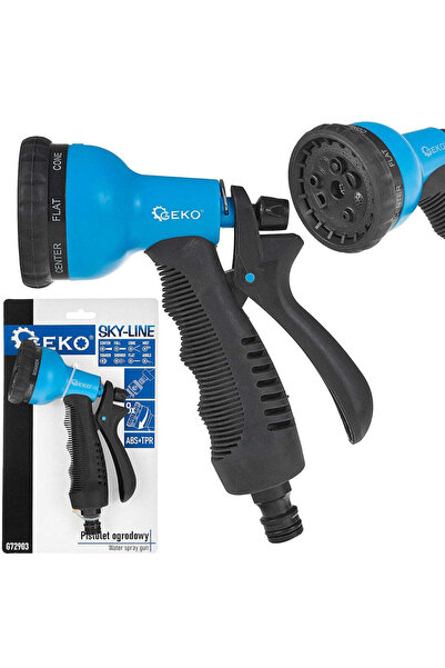 GEKO Pistol de pulverizare cu 8 functii Sky-Line, G72903