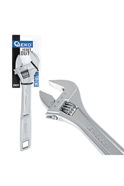 GEKO Cheie reglabilă 12", 0-40 mm, G10219