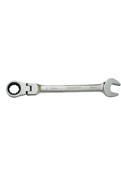 Topmaster Combination Wrench with Ratchet and Flexible Head 17mm CR-V, 231926