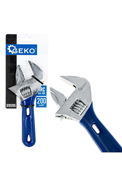 GEKO Cheie reglabilă 200 mm, 0-48 mm, G10205