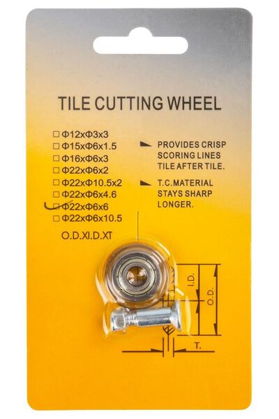 Red Technic Lamă pentru mașină de tăiat faianță, 22 mm, Red Technic RTPRDG009...