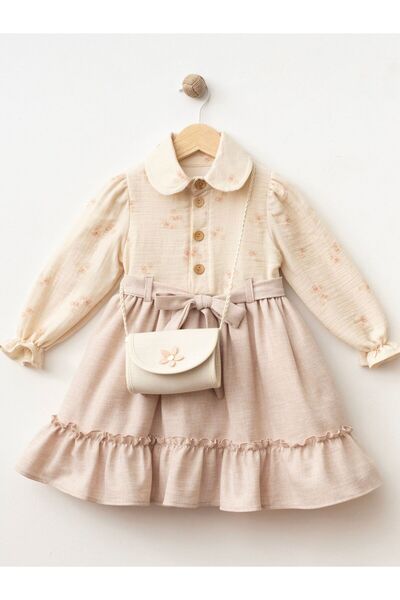 Cherrys Bebek Rochie cu imprimeu balon și geantă