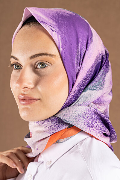 Akel Decode Scarf Pastel Pattern