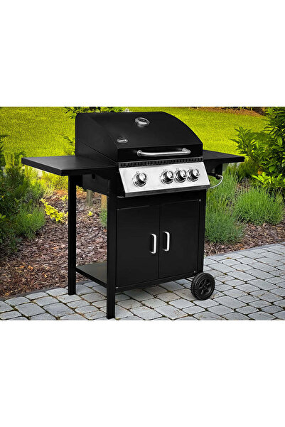 MalTec Garden Gas Grill 3+1 with Cover 11.6 kW, 109084