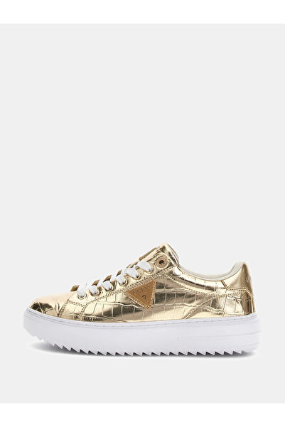 Guess Denesa Kadın Sarı Sneaker FLFD15PEL12-PLATI
