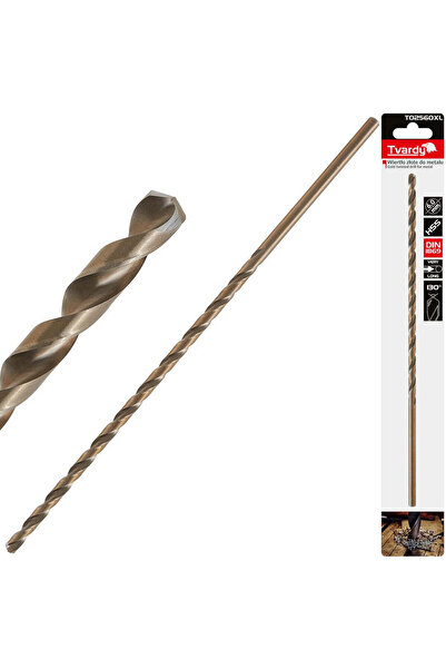 Tvardy Burghiu HSS pentru metal 6 x 260 mm DIN1869, T02560XL