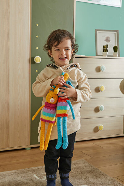 CAPELLA TOYS Amigurumi Örgü Natürel Oyun Arkadaşı Tall Bunny