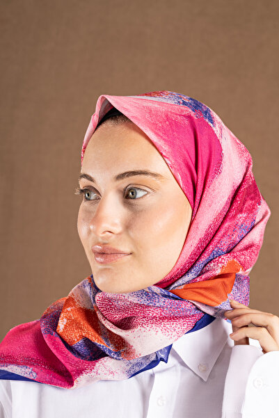 Akel Decode Scarf Pastel Pattern