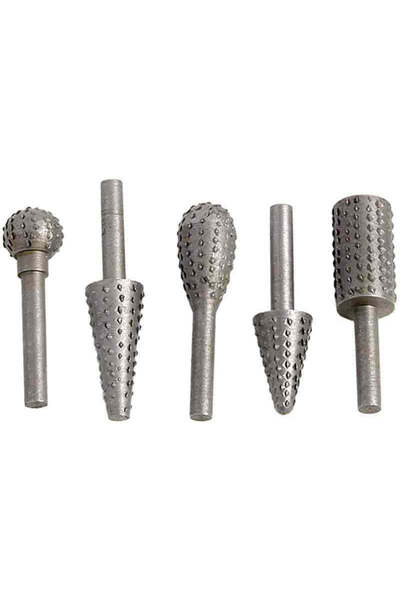 Raider Set of Rasp Files for Axle Grinding, 5 Pieces, 159902