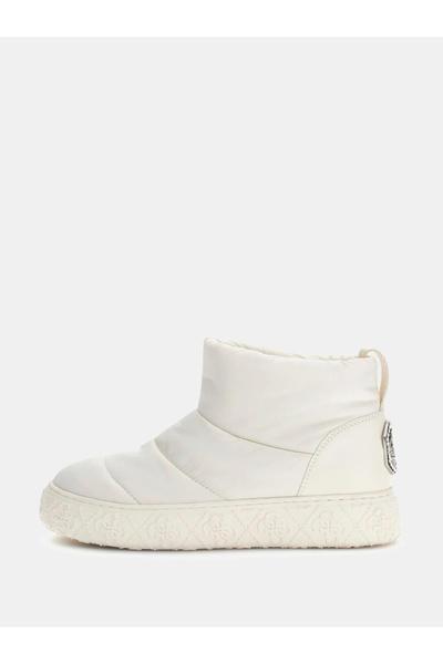 Guess Unara Women's Cream Boots Flfunofap10-Ivory