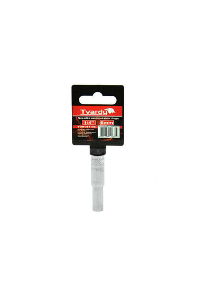Tvardy Long Hexagonal Socket 1/4" 6mm, T00141-06