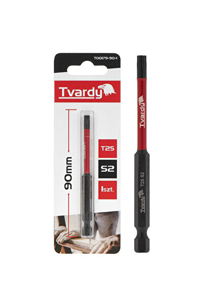 Tvardy Bit de impact T25, 90 mm S2, T00179-90-1