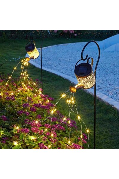 Impact Vision Lampa solara decorativa in forma de ceainic, Pentru gradina si ...