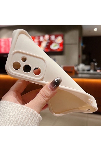 m.tk moveteck Samsung Galaxy A17 Kılıf Yumuşak Lansman Silikon Kamera Korumalı Çıkıntılı 3D Kalın Kenarlı Kapak