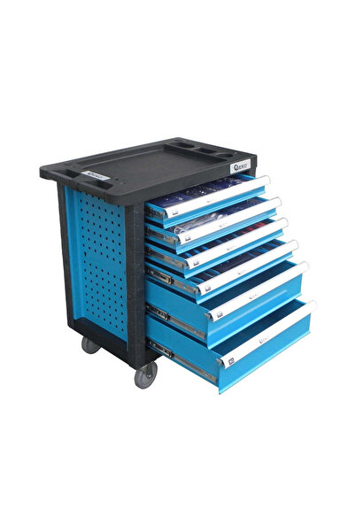 GEKO Workshop Cabinet with 245 Tools + 6 Drawers, G10831