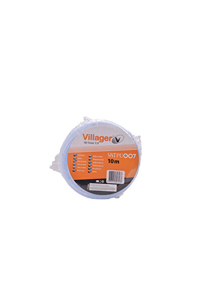 VILLAGER Furtun pneumatic cu conector, 15 bar 10M VAT PU 007, VL009909