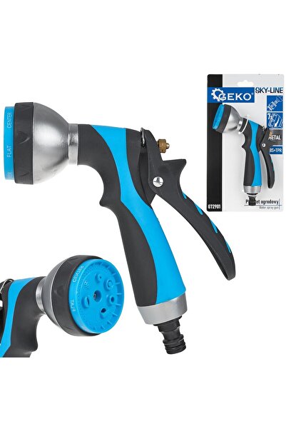 GEKO Pistol de pulverizare metalic reglabil cu 7 funcții Sky-Line, G72901