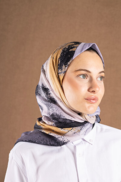 Akel Decode Scarf Pastel Pattern