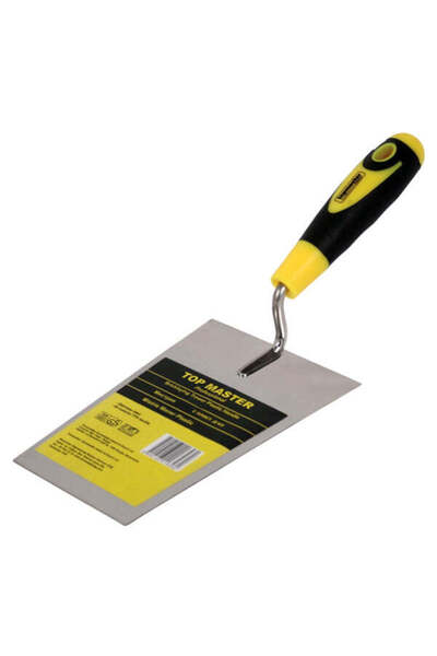 Topmaster Straight Trowel with Plastic Handle 180mm, 320111