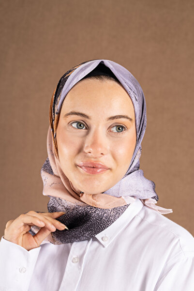 Akel Decode Scarf Pastel Pattern