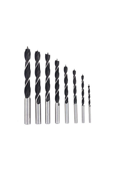 GEKO Set drill bits for wood, 8 pieces, 3-10mm, G38101