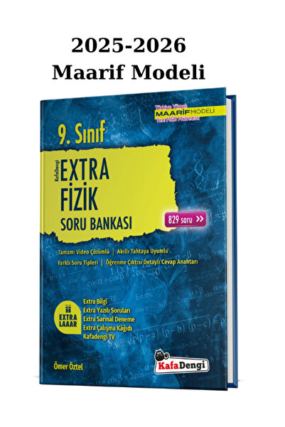 Kafa Dengi Yayınları Kafadengi 9. Sınıf Fizik Extra Soru Bankası 2025/26 Maar...