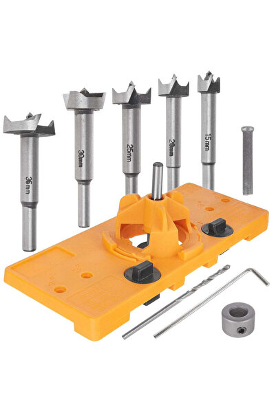 GEKO Hinge Drill Bit Set, 5 Pieces, 15-35 mm, G 64981