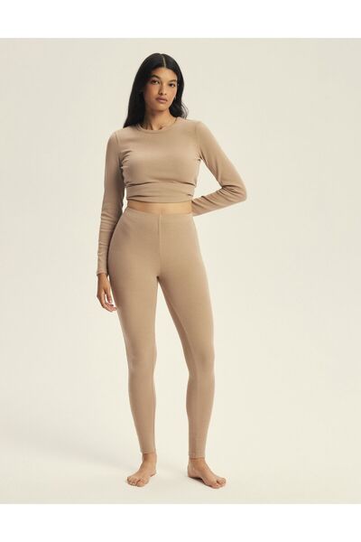 ESOTIQ Women's Leggings Sports Sweatpants Pants Slim Fit High Waist Viscose & Cotton | Jana 2