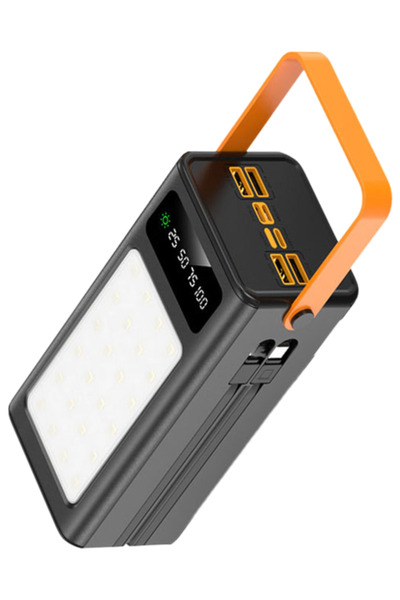 XİRA 50.000 mAh Solar Powerbank | Güneş Enerjili Taşınabilir Şarj Cihazı | 4 ...