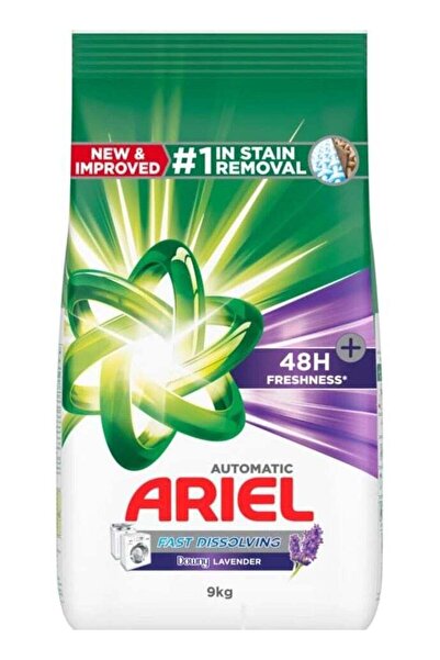 Ariel مسحوق غسيل سريع الذوبان برائحة اللافندر، 9 كجم