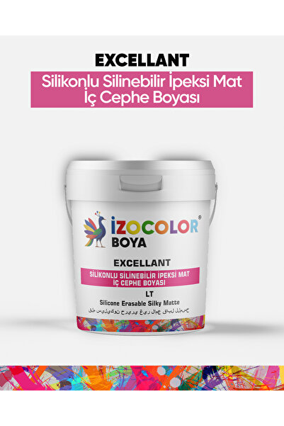 İzocolor Excellant Silinebilir İpeksi Mat İç Cephe Boyası