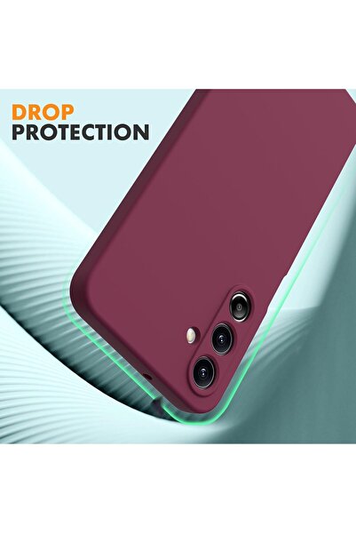 m.tk moveteck Samsung Galaxy A17 Kılıf Kamera Korumalı Yumuşak Renkli Mat Silikon + 9H Ekran Koruyucu Cam 2in1 Set