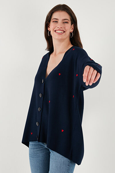 Lela Relaxed Fit V-Neck Knitwear Cardigan Cardigan 4616190