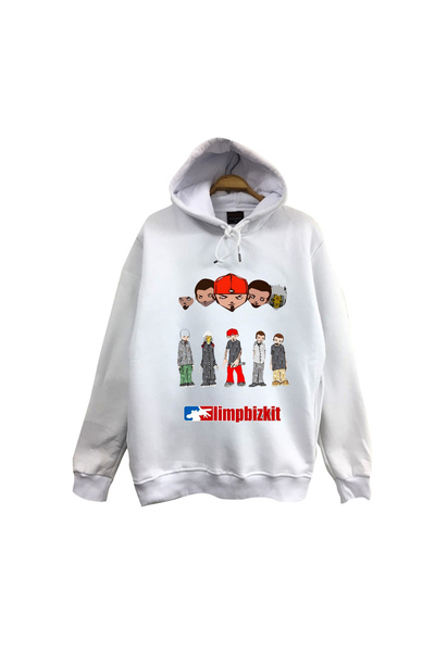 fame-stoned Limp Bizkit Printed Unisex 100% Cotton Hooded Sweatshirt