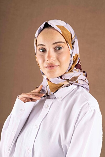 Akel Decode Scarf Floral Pattern