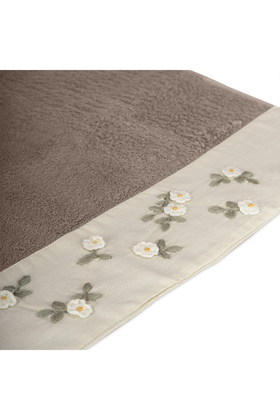 Altınbaşak Nova Bambu Nakışlı El Havlusu 50 x 90 Bej