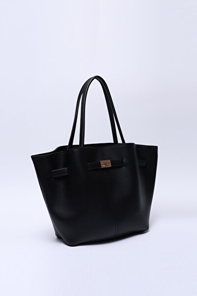 KISCHE Black Tote Bag Shoulder Bag Large Size Shoulder Women's Bag Pera