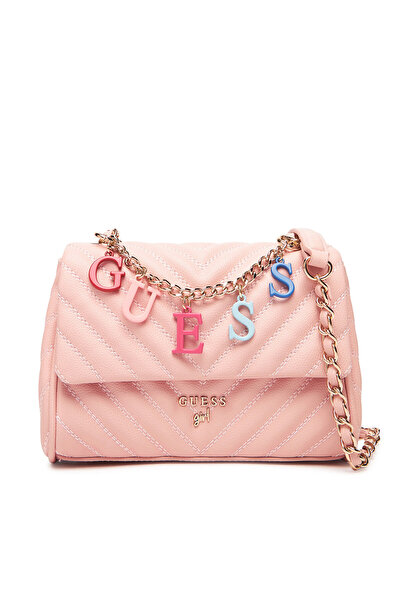 Guess Τσάντα Χειρός για Κορίτσια Ροζ J4YZ45WFZL0