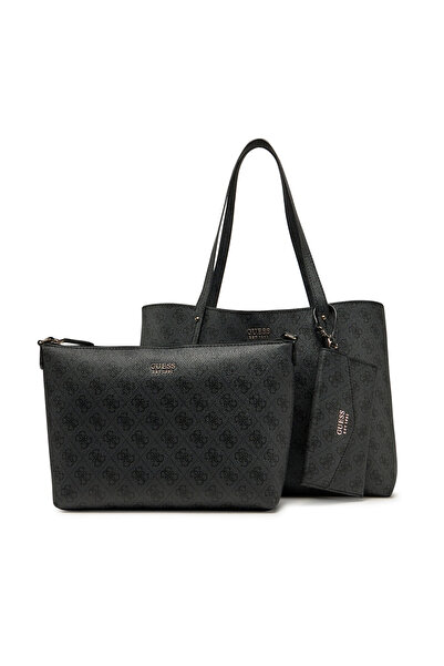 Guess Γυναικεία Τσάντα Χειρός Μαύρη HWLG9648230