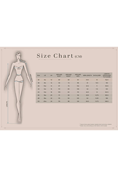 Kenzel İşleme Detaylı Kabarık Uzun Elbise