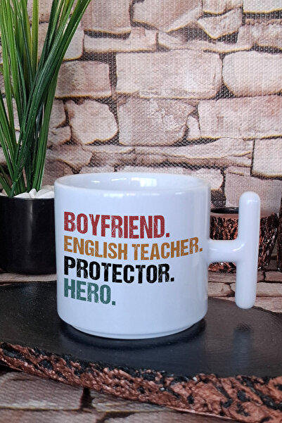 giftkonsept Boyfriend English Teacher Printed English Teacher Gift t Handle L...