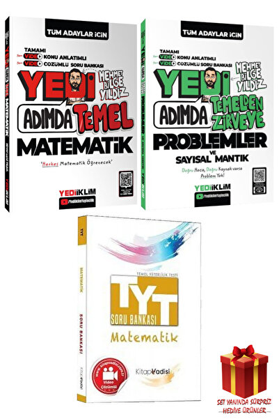 Yediiklim Yayınları Mehmet Bilge Yıldız| Yedi Adımda Temel Matematik - Proble...